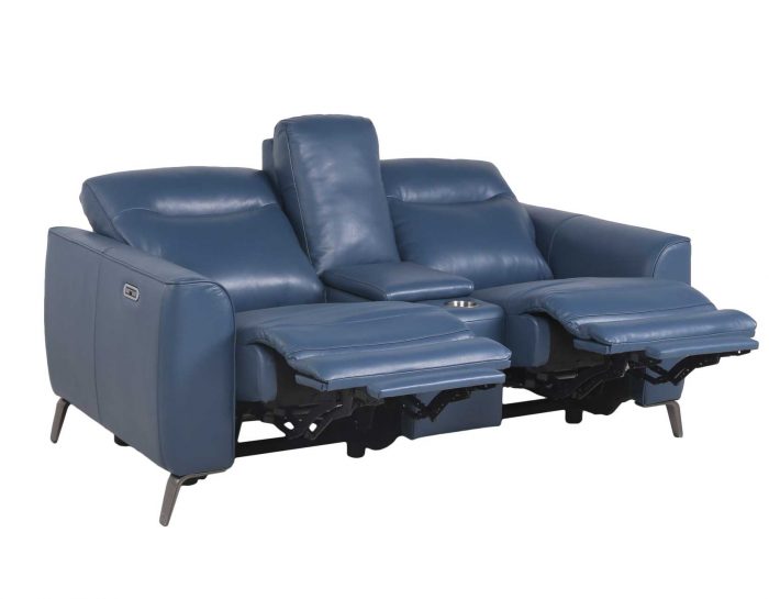 Sansa Dual-Power Reclining Console Loveseat