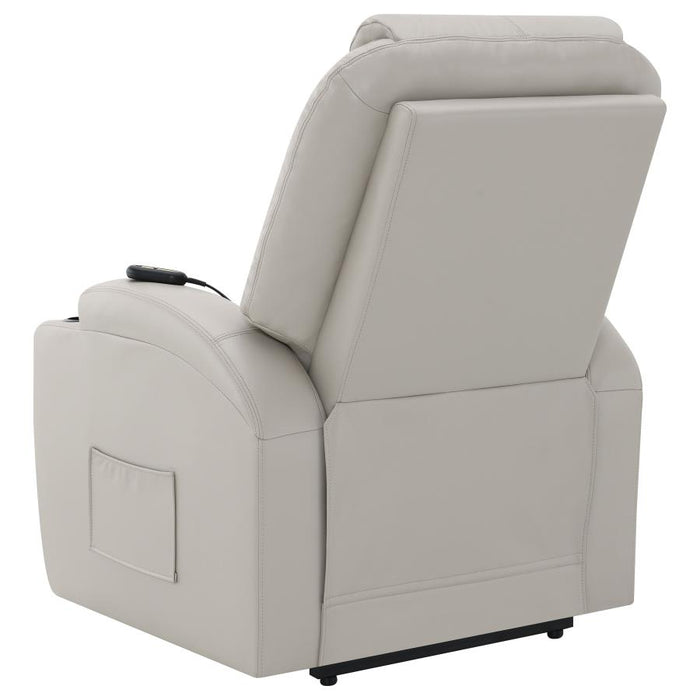 Sanger Upholstered Power Lift Recliner Chair with Massage