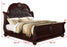 Stanley Cherry Brown Queen Upholstered Sleigh Bed