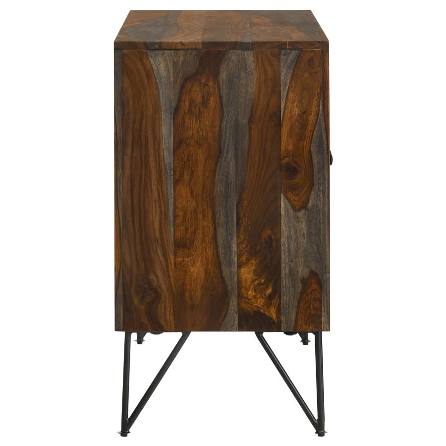 Macon 2-Door Accent Cabinet Sheesham Grey