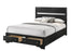 Regata Black/Silver Storage Platform Bedroom Set