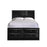 Emily Black Storage Platform Bed