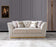 Milena Ivory Velvet Sofa & Loveseat