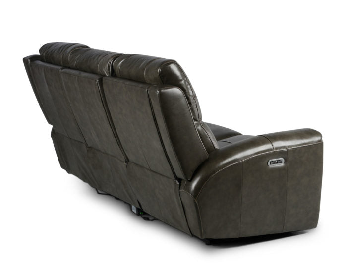 Laurel Leather Dual-Power Reclining Sofa