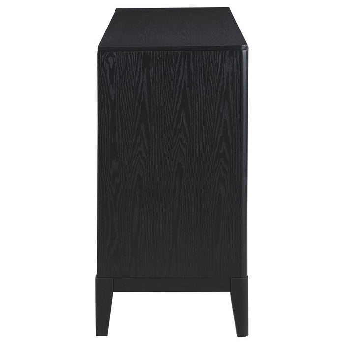 Brookmead 2-Drawer Sideboard Buffet With Storage Cabinet Black