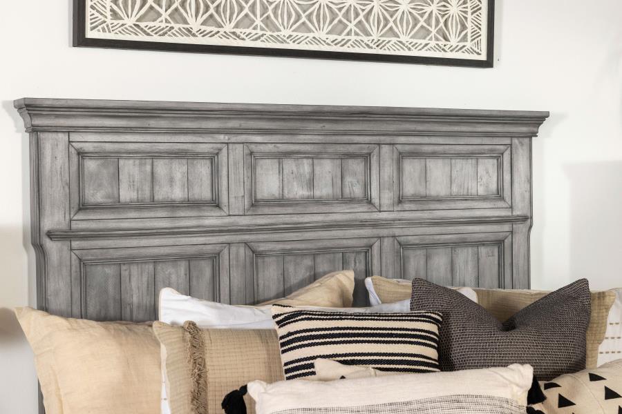 Avenue Panel Bed Grey