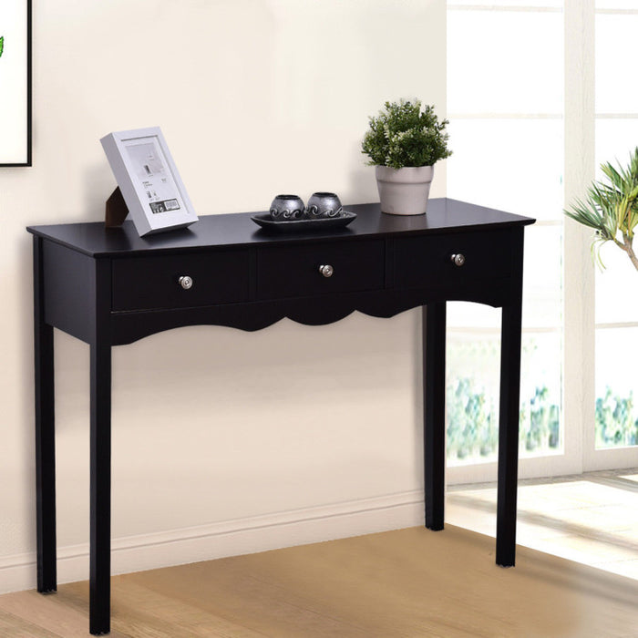 3-Drawers Hall Console Table for Entryway