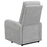 Howie Tufted Upholstered Power Lift Recliner Grey