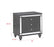 Refino Gray LED Upholstered Panel Bedroom Set