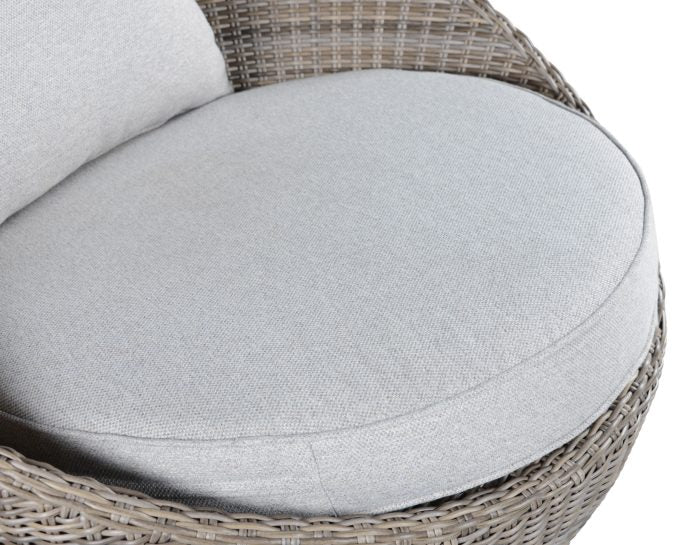 Adeline Patio 3-Pack (Round Side Table & 2 Swivel Accent Chairs)