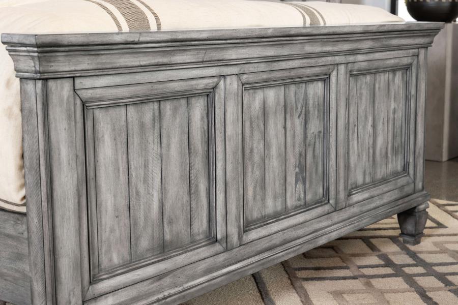 Avenue Panel Bed Grey