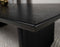 Brookmead Rectangular Dining Table With 18″ Removable Extension Leaf Black