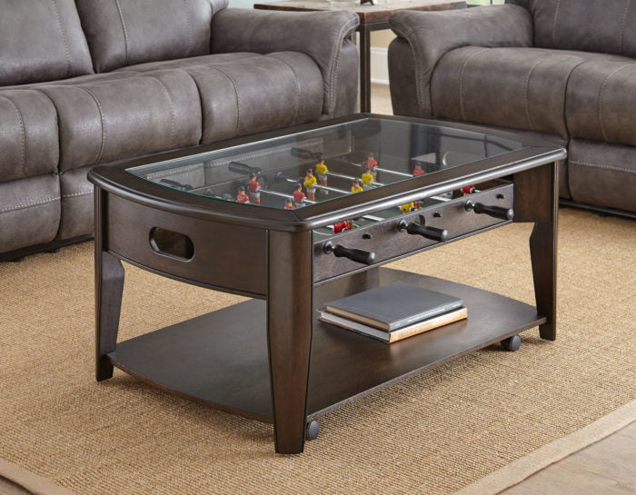 Diletta 3-Piece Game Set (Foosball Cocktail & 2 Game End Tables)