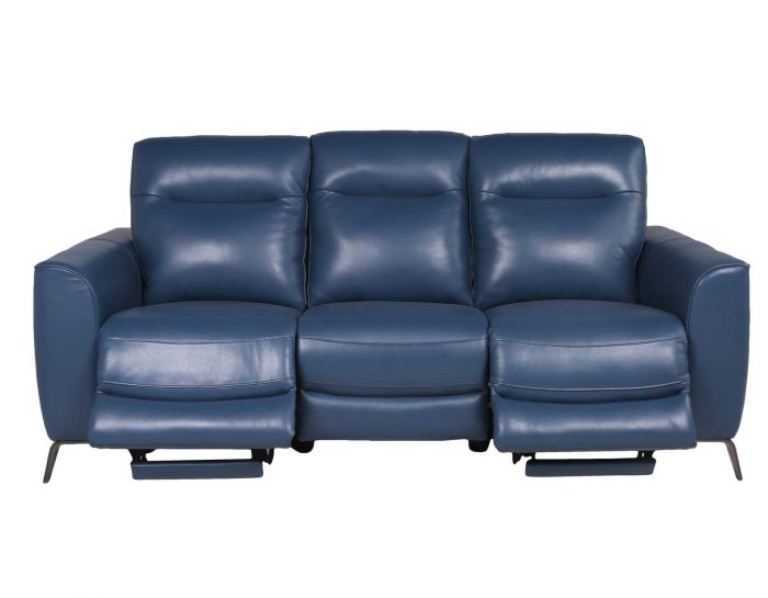 Sansa Leather Dual-Power Reclining Sofa