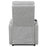 Howie Tufted Upholstered Power Lift Recliner Grey