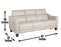 Giorno Dual-Power Leather Sofa