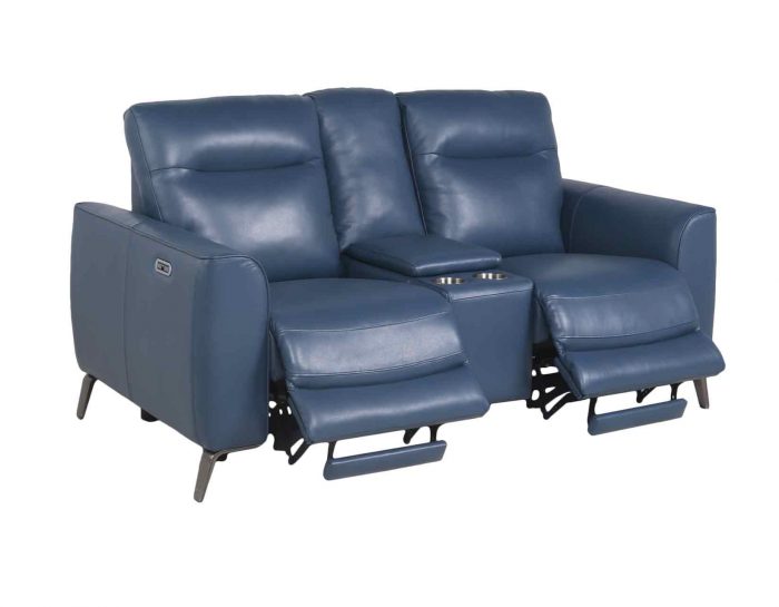 Sansa Dual-Power Reclining Console Loveseat