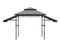 13.5 x 4 Feet Patio BBQ Grill Gazebo Canopy with Dual Side Awnings