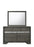 Regata Gray/Silver Bedroom Dresser Mirror