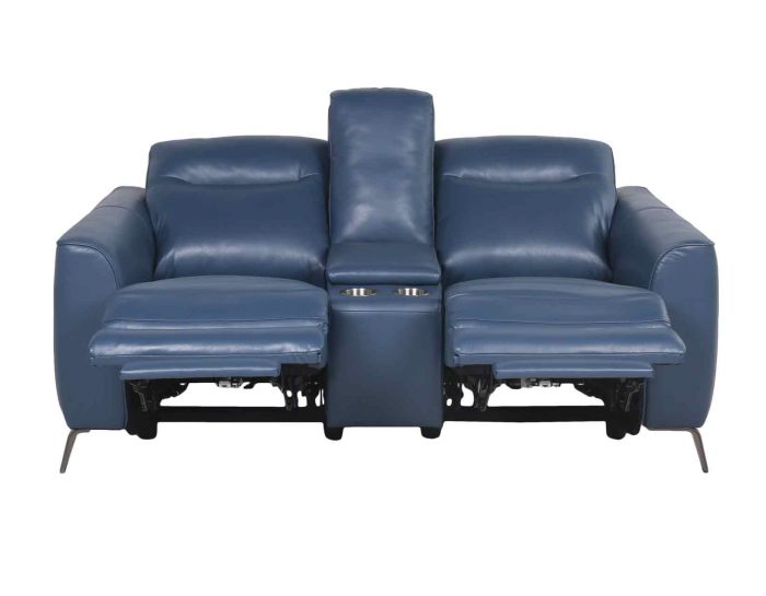 Sansa Dual-Power Reclining Console Loveseat