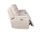 Duval Dual Power Reclining Console Loveseat, Ivory