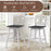 Set of 2 29 Inch 360-Degree Swivel Bar Stools for Home Restaurant