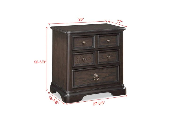 Duke Grayish Brown Nightstand