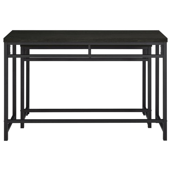 Hawes 4-piece Multipurpose Counter Height Table Set Black