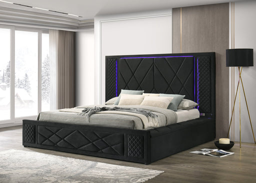 Lorenzo Black Platform Bed