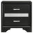 Miranda 2-drawer Nightstand Tray Black