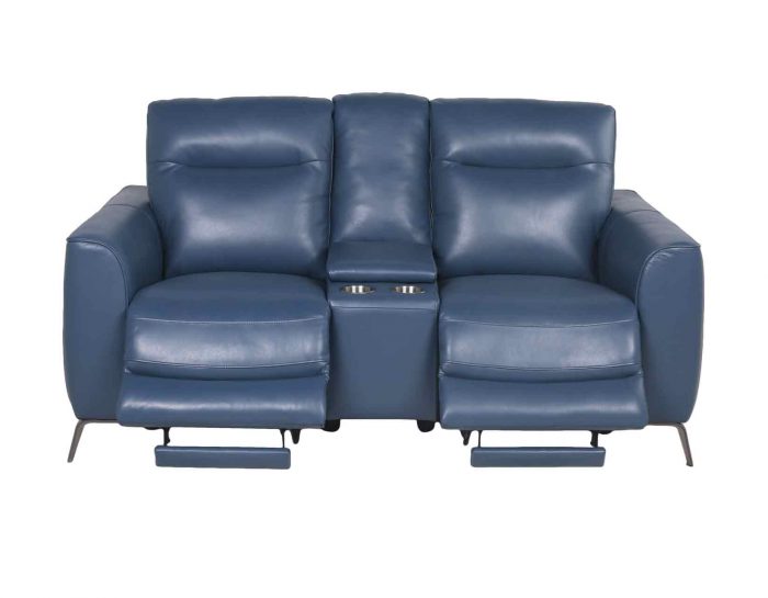 Sansa Dual-Power Reclining Console Loveseat