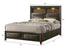 Fallon Gray LED Storage Platform Bedroom Set