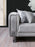 Santana Silver Velvet Sofa & Loveseat