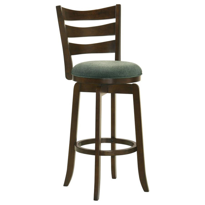 Murphy Ladder Back Pub Height Swivel Bar Stool