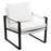 Rosalind Upholstered Track Arms Accent Chair