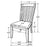 Nogales Vertical Slat Back Dining Side Chair Off White (Set of 2)