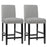 25 Inch Kitchen Chairs with Rubber Wood Legs