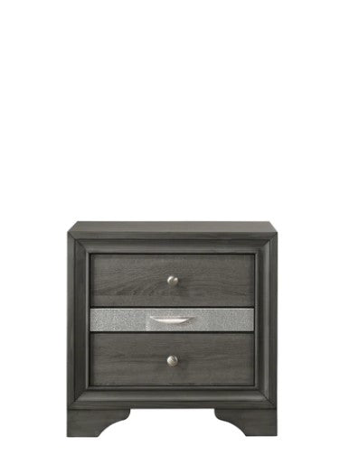 Regata Gray/Silver Nightstand