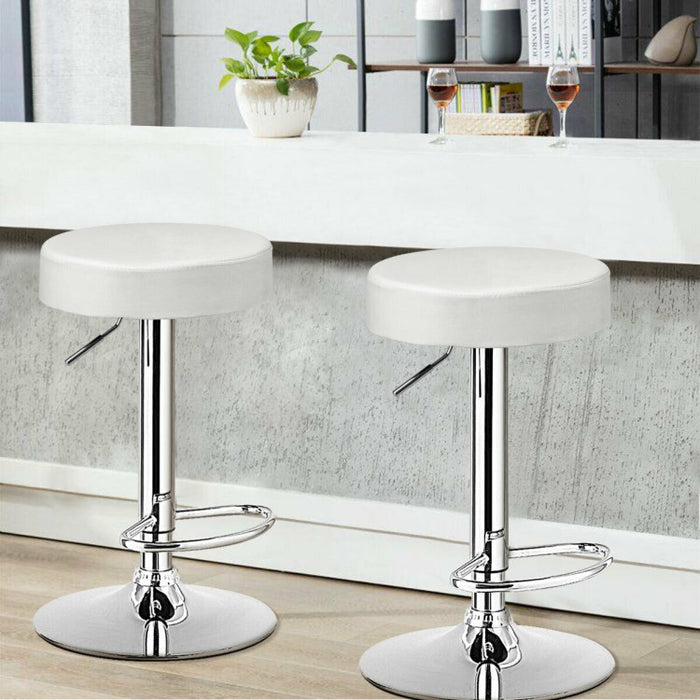 1 Piece Round Bar Stool Adjustable Swivel Pub Chair