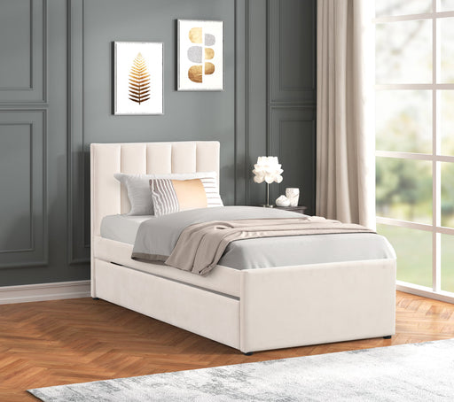 MAYA Twin Platform Bed w/ Trundle