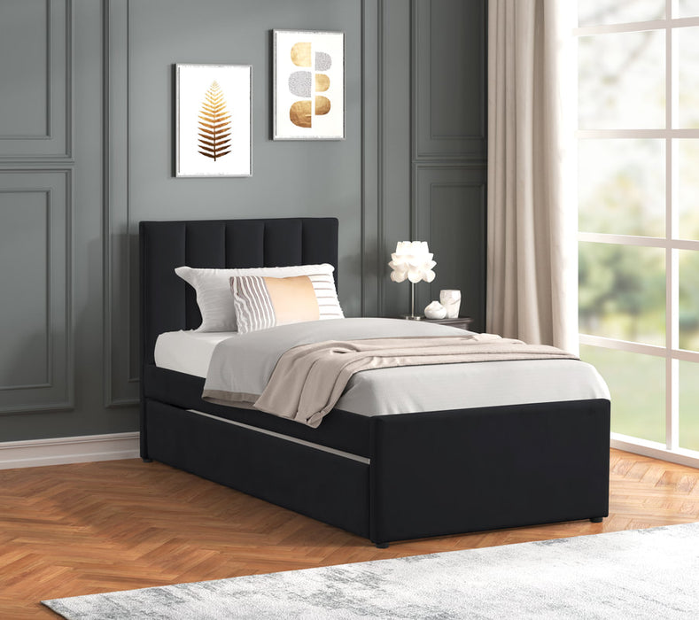 MAYA Twin Platform Bed w/ Trundle