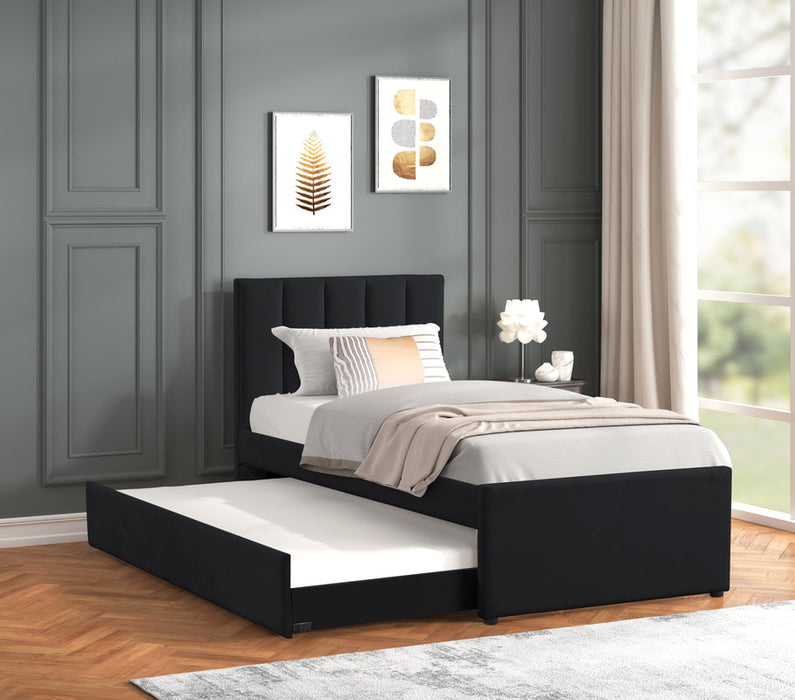 MAYA Twin Platform Bed w/ Trundle