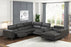 MILANO PEARL - 6PC Power Reclining Sectional