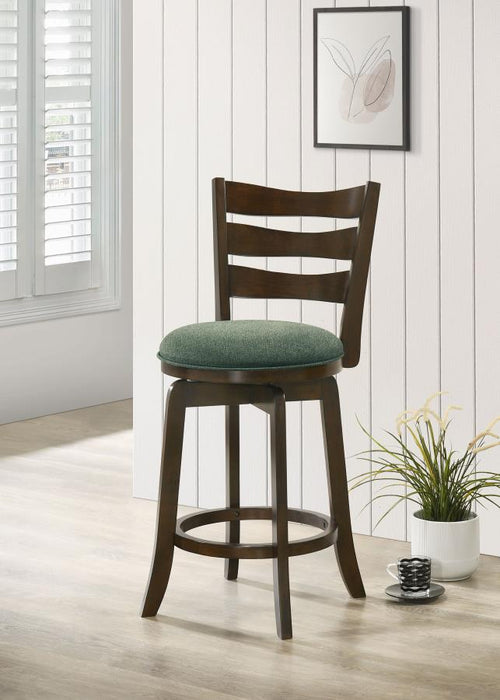 Murphy Ladder Back Counter Height Swivel Bar Stool