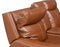 Natalia Dual-Power Leather Recliner, Coach