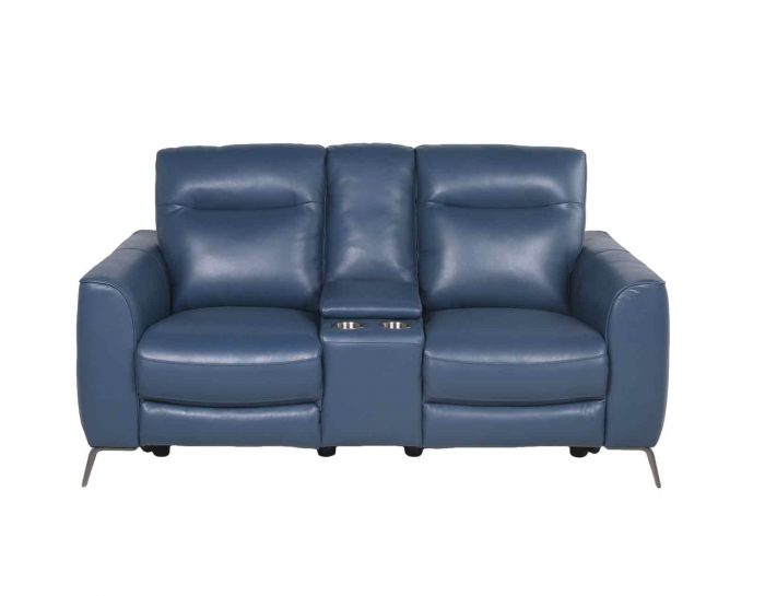 Sansa Dual-Power Reclining Console Loveseat