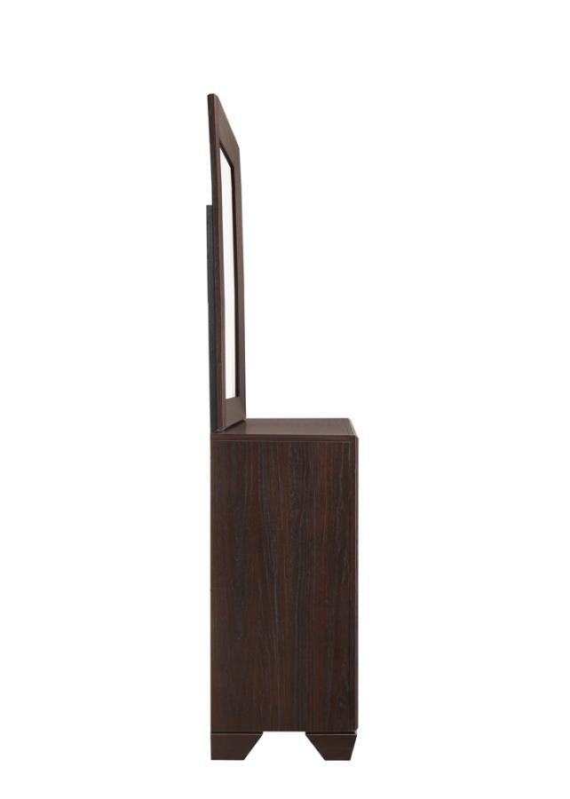 Kauffman 6-drawer Dresser Dark Cocoa