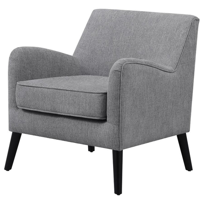 Charlie Upholstered Accent Chair with Reversible Seat Cushion