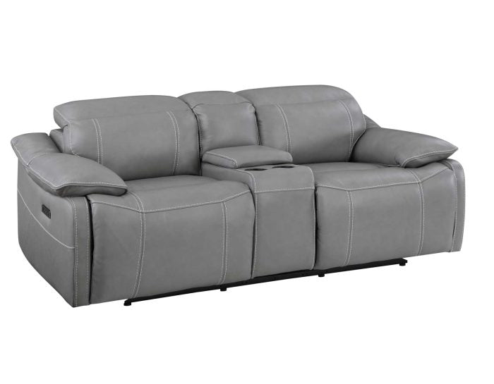 Alpine 3-Piece Dual-Power Leather Reclining Set