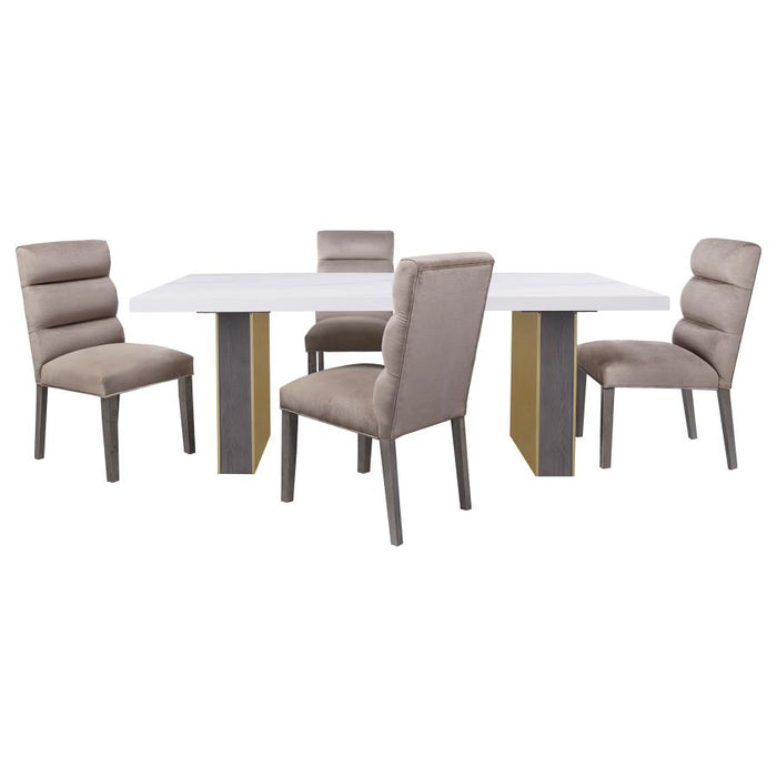 Carla Upholstered Dining Side Chair (Set of 2)